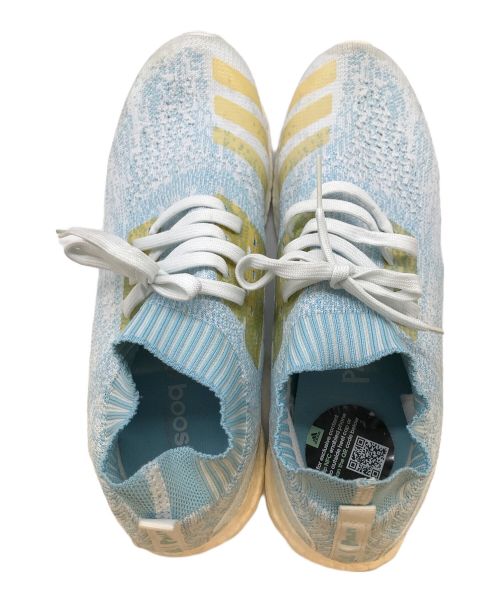 adidas（アディダス）adidas (アディダス) ウルトラブーストアングレイティドパーリーコーラルブリーチング ブルー×イエロー サイズ:SIZE29.5cmの古着・服飾アイテム