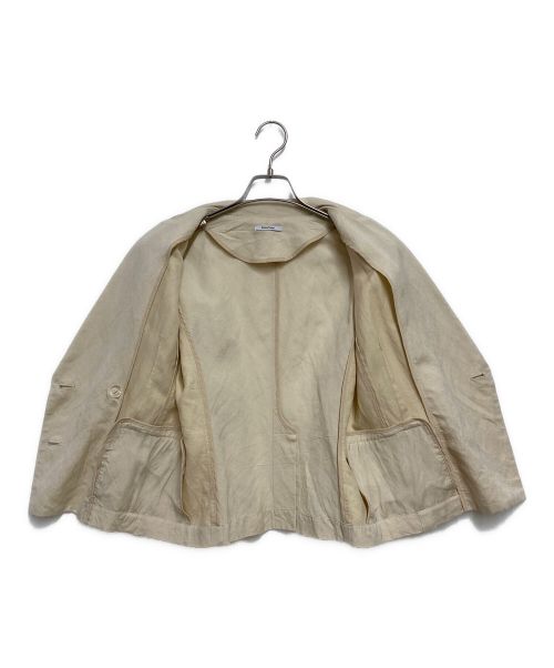 Emma Taylor（エマテイラー）Emma Taylor (エマテイラー) リネンヴィンテージサマージャケット ベージュ サイズ:36の古着・服飾アイテム