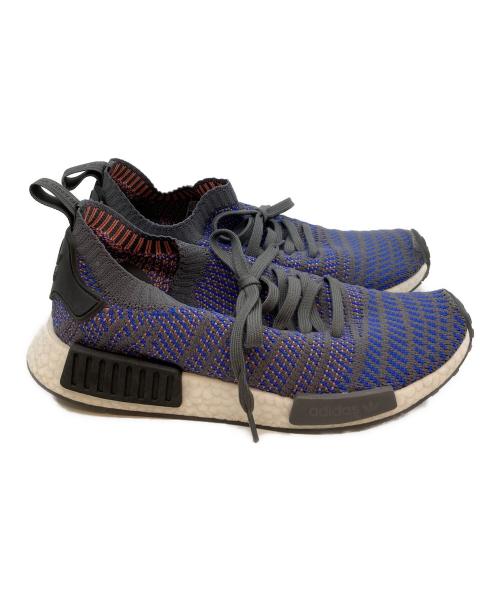 adidas（アディダス）adidas (アディダス) ローカットスニーカー ブルー×グレー サイズ:27.5の古着・服飾アイテム