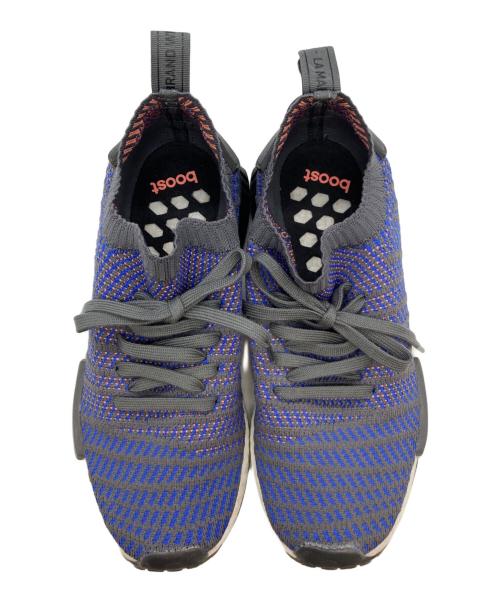 adidas（アディダス）adidas (アディダス) ローカットスニーカー ブルー×グレー サイズ:27.5の古着・服飾アイテム