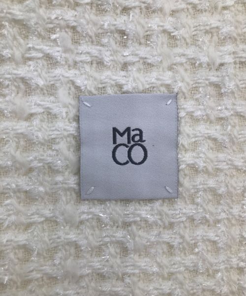 MaCO（マコ）MaCO (マコ) パッジー ジャケット アイボリー サイズ:-の古着・服飾アイテム