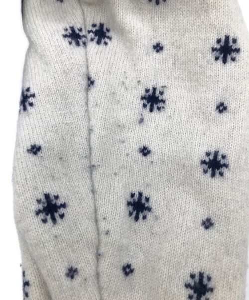 HUMAN MADE（ヒューマンメイド）HUMAN MADE (ヒューマンメイド) POLAR (ポーラー) ニット ホワイト サイズ:SIZE Lの古着・服飾アイテム