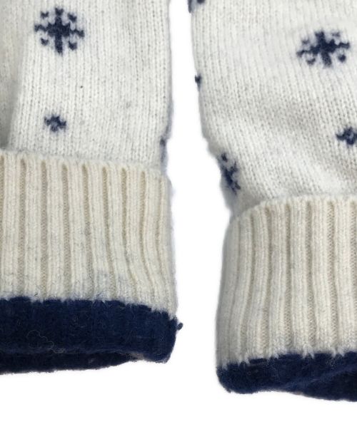 HUMAN MADE（ヒューマンメイド）HUMAN MADE (ヒューマンメイド) POLAR (ポーラー) ニット ホワイト サイズ:SIZE Lの古着・服飾アイテム
