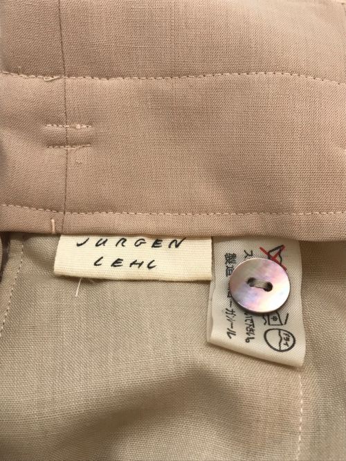 JURGEN LEHL（ヨーガンレール）JURGEN LEHL (ヨーガンレール) ウールシルクタックパンツ ピンク サイズ:SIZE Mの古着・服飾アイテム