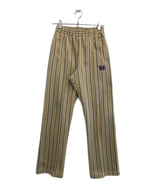 Needles（ニードルズ）Needles (ニードルズ) 総柄トラックパンツ イエロー サイズ:SIZE XSの古着・服飾アイテム