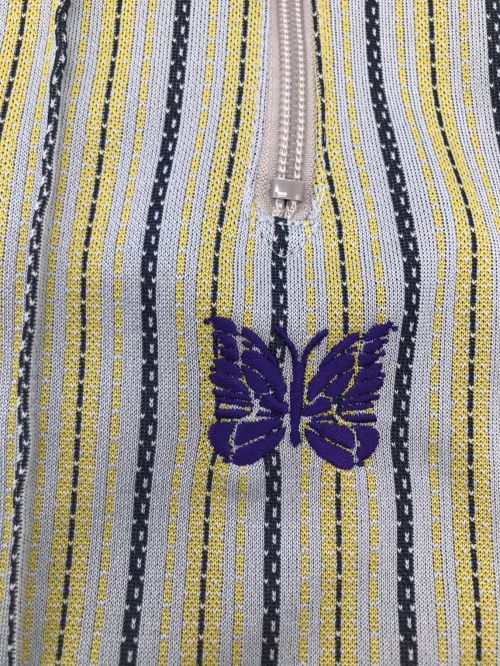 Needles（ニードルズ）Needles (ニードルズ) 総柄トラックパンツ イエロー サイズ:SIZE XSの古着・服飾アイテム