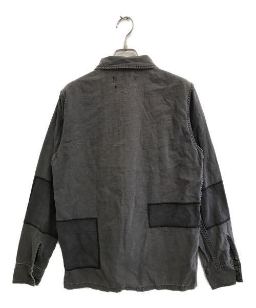 REMI RELIEF（レミレリーフ）REMI RELIEF (レミレリーフ) ヴィンテージ加工シャツ ブラック サイズ:表記無しの古着・服飾アイテム