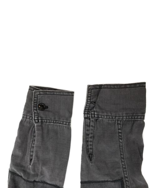 REMI RELIEF（レミレリーフ）REMI RELIEF (レミレリーフ) ヴィンテージ加工シャツ ブラック サイズ:表記無しの古着・服飾アイテム