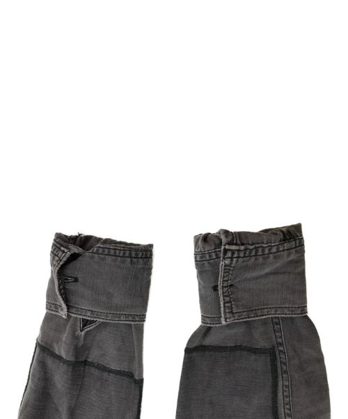 REMI RELIEF（レミレリーフ）REMI RELIEF (レミレリーフ) ヴィンテージ加工シャツ ブラック サイズ:表記無しの古着・服飾アイテム