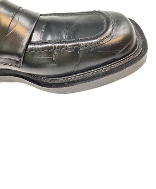 Pippichic（ピッピシック）Pippichic (ピッピシック) スクエアローファー ブラック サイズ:SIZE 38の古着・服飾アイテム