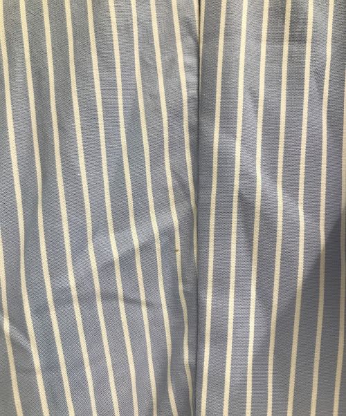 MACGRAW（マックグロー）MACGRAW (マックグロー) ストライプブラウスワンピース スカイブルー サイズ:14の古着・服飾アイテム