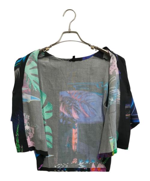 Desigual（デシグアル）Desigual (デシグアル) 総柄シャツ ブラック サイズ:SIZEMの古着・服飾アイテム