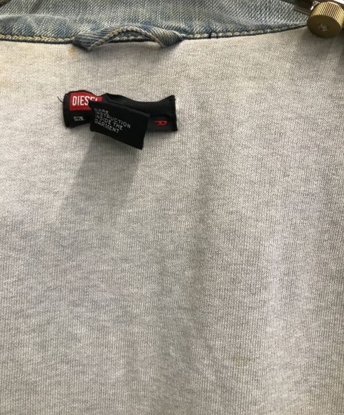 DIESEL（ディーゼル）DIESEL (ディーゼル) ヴィンテージ加工デニムベスト インディゴ サイズ:SIZE Lの古着・服飾アイテム