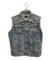 DIESEL（ディーゼル）の古着「ヴィンテージ加工デニムベスト」｜インディゴ
