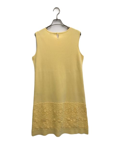 Austin Reed（オースチン リード）Austin Reed (オースチン リード) ノースリーブニットワンピース イエロー サイズ:40の古着・服飾アイテム