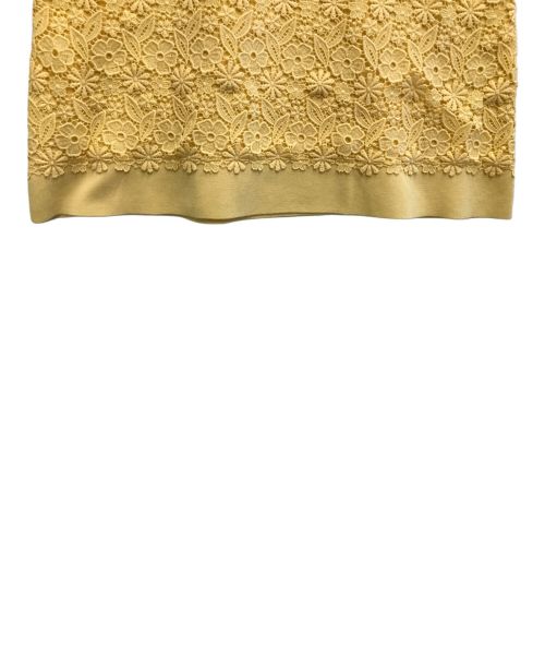 Austin Reed（オースチン リード）Austin Reed (オースチン リード) ノースリーブニットワンピース イエロー サイズ:40の古着・服飾アイテム