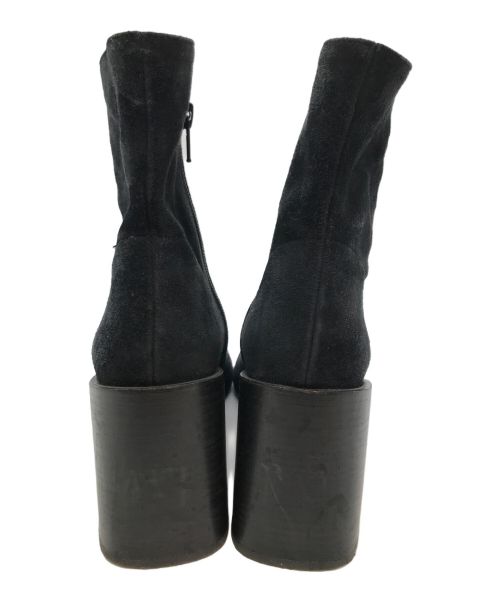 Acne studios（アクネ ストゥディオス）Acne studios (アクネ ストゥディオス) スウェードヒールブーツ ブラック サイズ:SIZE37の古着・服飾アイテム