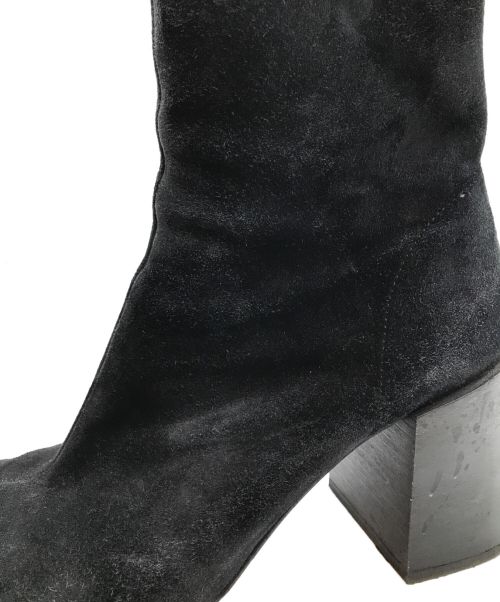 Acne studios（アクネ ストゥディオス）Acne studios (アクネ ストゥディオス) スウェードヒールブーツ ブラック サイズ:SIZE37の古着・服飾アイテム