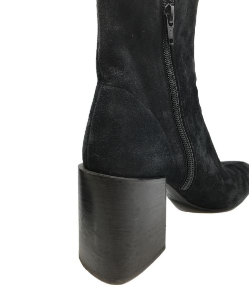Acne studios（アクネ ストゥディオス）Acne studios (アクネ ストゥディオス) スウェードヒールブーツ ブラック サイズ:SIZE37の古着・服飾アイテム