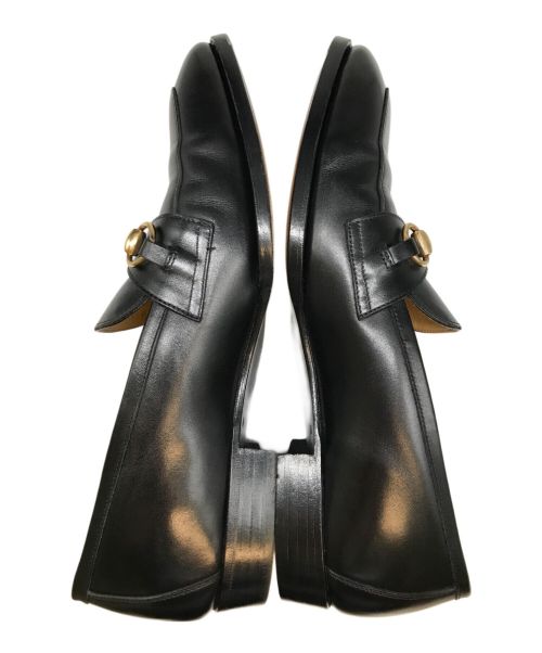 W.H（ダブルエイチ）W.H (ダブルエイチ) シャトーブリアンビットローファー ブラック サイズ:SIZE9の古着・服飾アイテム