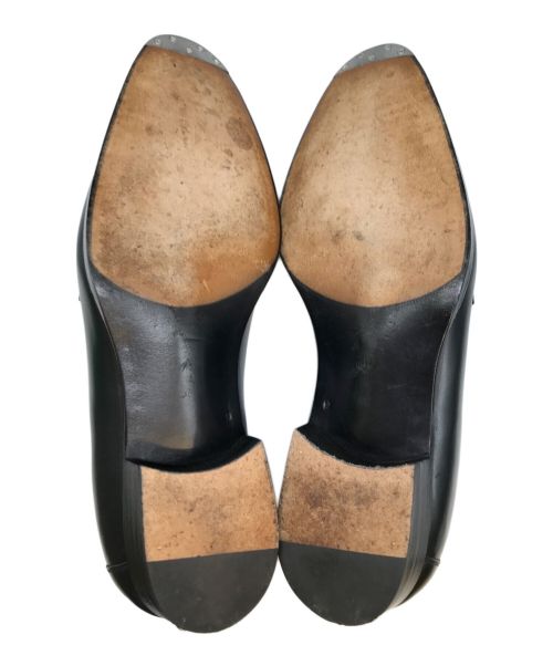 W.H（ダブルエイチ）W.H (ダブルエイチ) シャトーブリアンビットローファー ブラック サイズ:SIZE9の古着・服飾アイテム