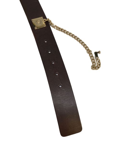 CHANEL（シャネル）CHANEL (シャネル) スライドチェーンロックベルト ブラウン サイズ:SIZE75/30の古着・服飾アイテム