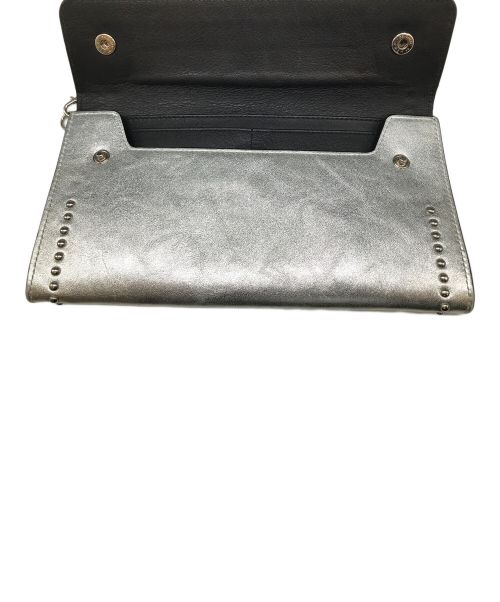 J&M DAVIDSON（ジェイ＆エム デヴィッドソン）J&M DAVIDSON (ジェイ＆エム デヴィッドソン) スタッズチェーンウォレット シルバー サイズ:-の古着・服飾アイテム