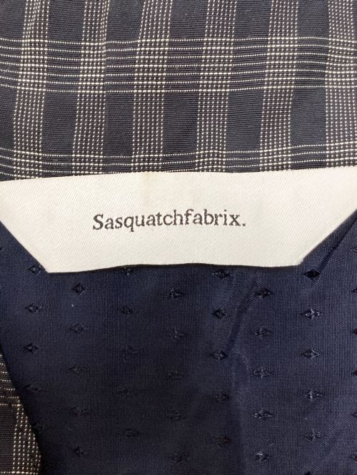 SASQUATCHfabrix.（サスクワッチファブリックス）SASQUATCHfabrix. (サスクワッチファブリックス) ノーカラーシャツ グレー サイズ:SIZE Lの古着・服飾アイテム