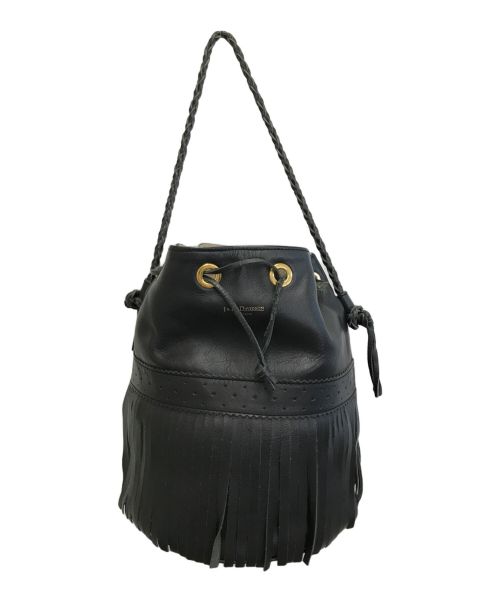 J&M DAVIDSON（ジェイ＆エム デヴィッドソン）J&M DAVIDSON (ジェイ＆エム デヴィッドソン) フリンジレザーハンドバッグ ブラック サイズ:-の古着・服飾アイテム