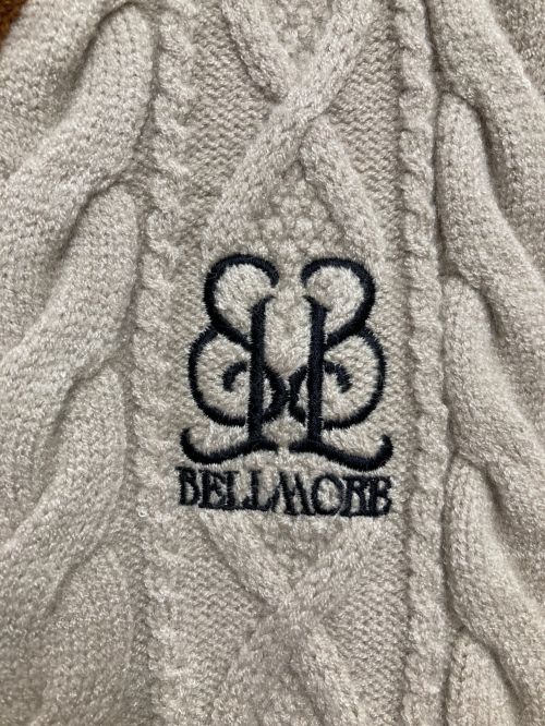 BELLMORE（ベルモーレ）BELLMORE (ベルモーレ) チルデンニット ベージュ×ブラウン サイズ:SIZE Lの古着・服飾アイテム