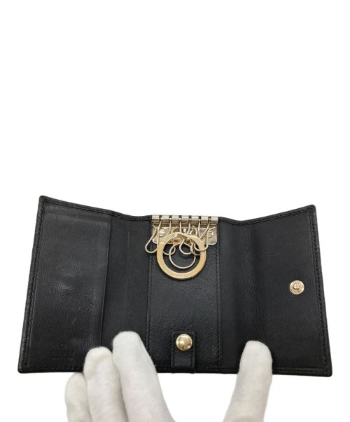 GUCCI（グッチ）GUCCI (グッチ) 6連キーケース ブラック サイズ:-の古着・服飾アイテム
