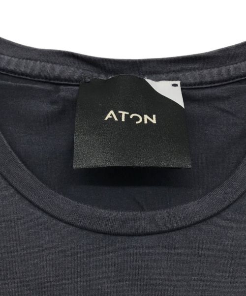 ATON（エイトン）ATON (エイトン) ノースリーブワンピース チャコールグレー サイズ:2の古着・服飾アイテム