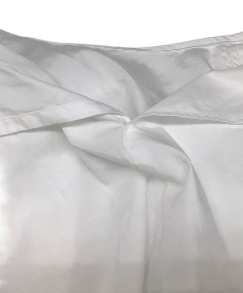 noir kei ninomiya（ノワール ケイ ニノミヤ）noir kei ninomiya (ノワール ケイ ニノミヤ) フリルデザインブラウス ホワイト サイズ:3の古着・服飾アイテム