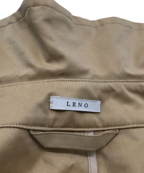 leno（リノ）LENO (リノ) ビッグシルエットトレンチコート ブラウン サイズ:1の古着・服飾アイテム