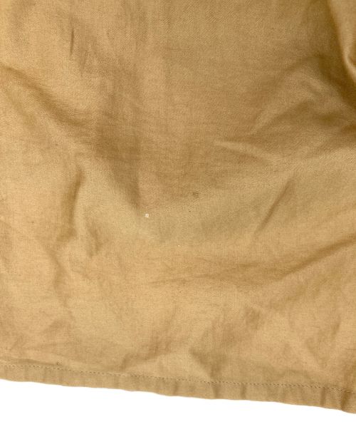 YANTOR（ヤントル）YANTOR (ヤントル) 切替スリーピングロングシャツ ベージュ×ブラック サイズ:SIZEMの古着・服飾アイテム