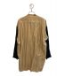 YANTOR (ヤントル) 切替スリーピングロングシャツ ベージュ×ブラック サイズ:SIZEM：6000円