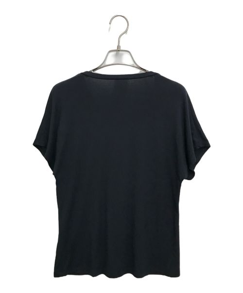 ISSEY MIYAKE FETE（イッセイミヤケフェット）ISSEY MIYAKE FETE (イッセイミヤケフェット) Vネックカットソー ブラック サイズ:SIZE 3の古着・服飾アイテム