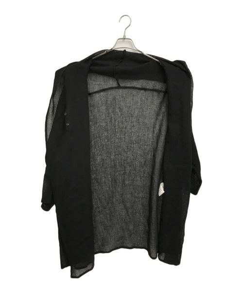 Y's（ワイズ）Y's (ワイズ) リネンシアージャケット ブラック サイズ:2の古着・服飾アイテム