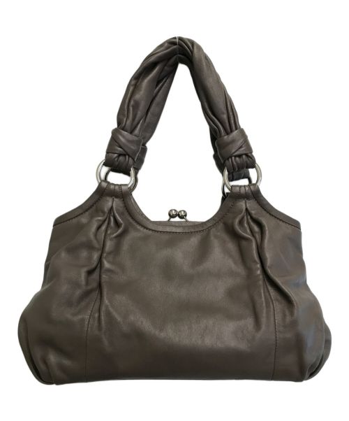COACH（コーチ）COACH (コーチ) レザーハンドバッグ グレー サイズ:-の古着・服飾アイテム
