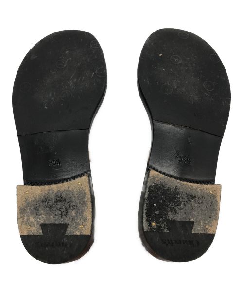 CHURCH'S（チャーチ）CHURCH'S (チャーチ) スタッズストラップサンダル ホワイト×ブラック サイズ:SIZE 35 1/2の古着・服飾アイテム
