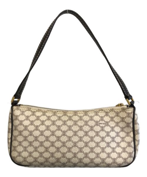 CELINE（セリーヌ）CELINE (セリーヌ) マカダム柄ミニポーチ ホワイト サイズ:-の古着・服飾アイテム