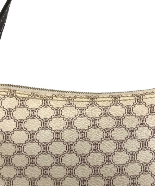 CELINE（セリーヌ）CELINE (セリーヌ) マカダム柄ミニポーチ ホワイト サイズ:-の古着・服飾アイテム