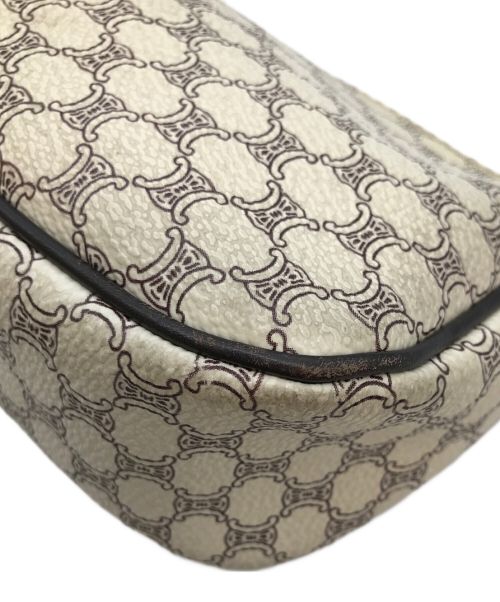 CELINE（セリーヌ）CELINE (セリーヌ) マカダム柄ミニポーチ ホワイト サイズ:-の古着・服飾アイテム