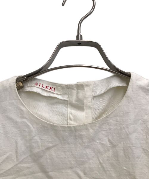 SILKKI（シルッキ）SILKKI (シルッキ) シルッキショートスリーブトップ ホワイト サイズ:SIZE Mの古着・服飾アイテム