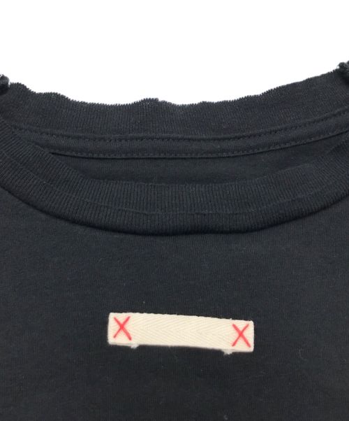 Maison Margiela（メゾンマルジェラ）Maison Margiela (メゾンマルジェラ) S/Sタグデザインロングカットソー ブラック サイズ:SIZE Sの古着・服飾アイテム