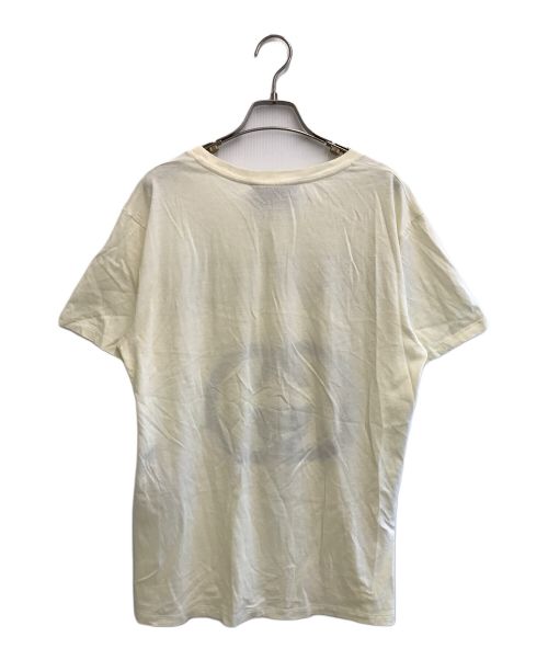 GUCCI（グッチ）GUCCI (グッチ) インターロッキングロゴTシャツ アイボリー×ブラック サイズ:表記無しの古着・服飾アイテム