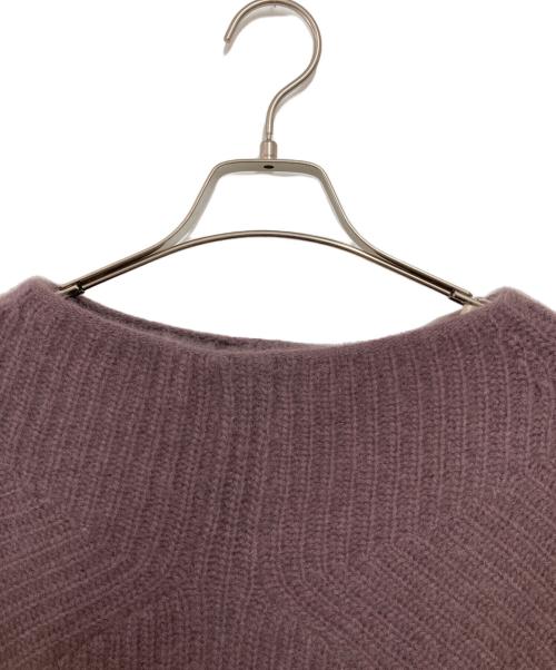 Snidel（スナイデル）Snidel (スナイデル) ラクーンミニニット パープル サイズ:SIZE ONEの古着・服飾アイテム