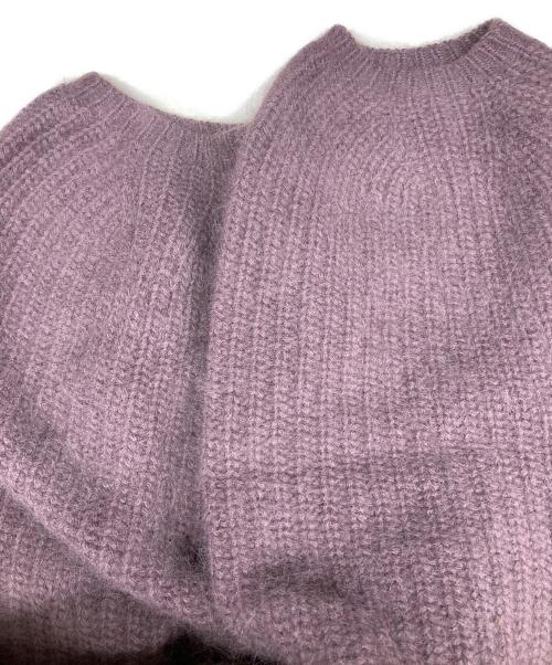 Snidel（スナイデル）Snidel (スナイデル) ラクーンミニニット パープル サイズ:SIZE ONEの古着・服飾アイテム