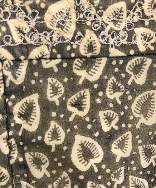 HaaT（ハート）Haat (ハート イッセイ ミヤケ) 総柄スカート イエロー サイズ:SIZEMの古着・服飾アイテム