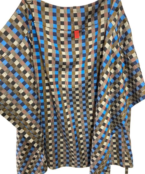 HaaT（ハート）HaaT (ハート イッセイ ミヤケ) ラップスカート マルチカラー サイズ:２の古着・服飾アイテム